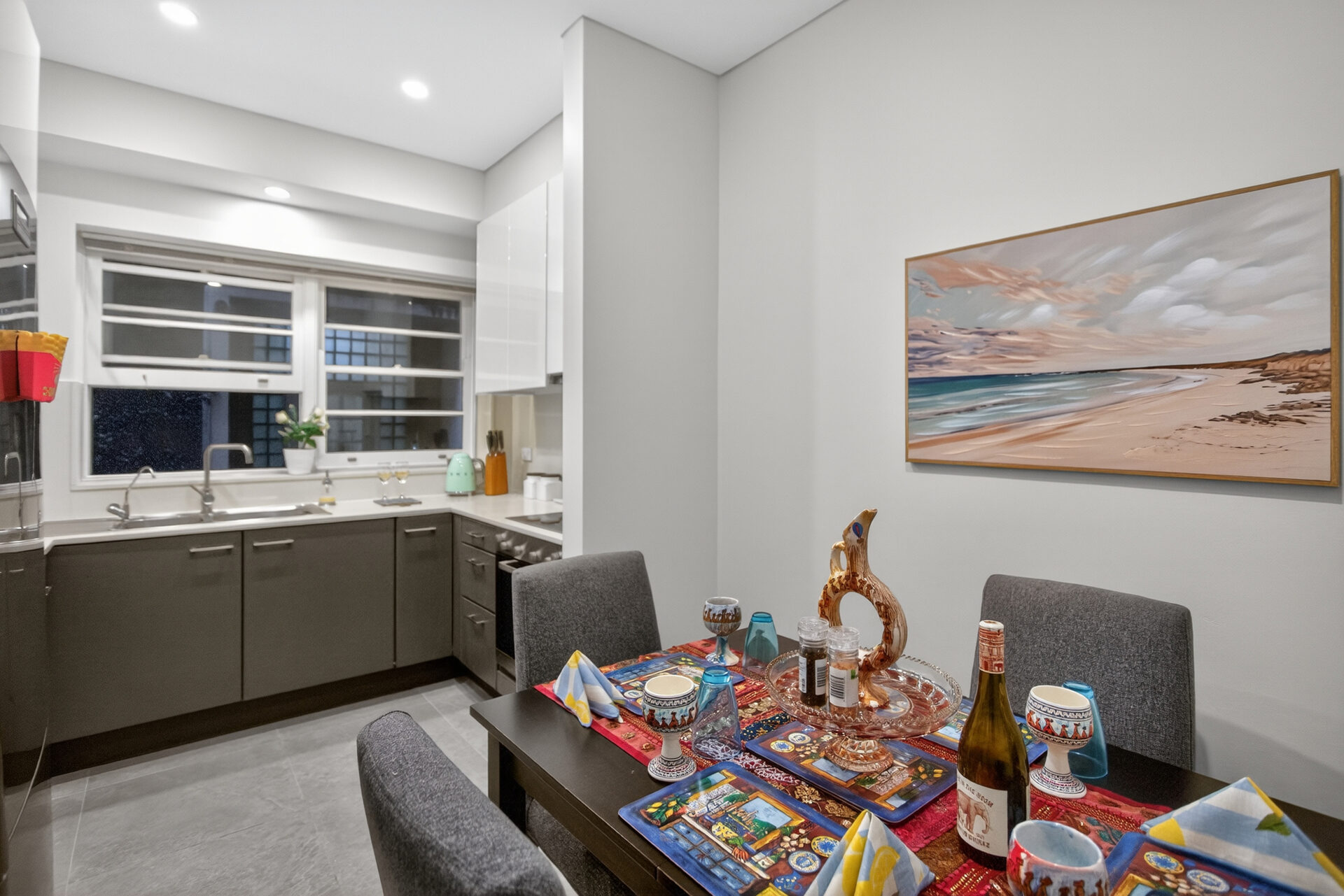 Kitchen and dining nook